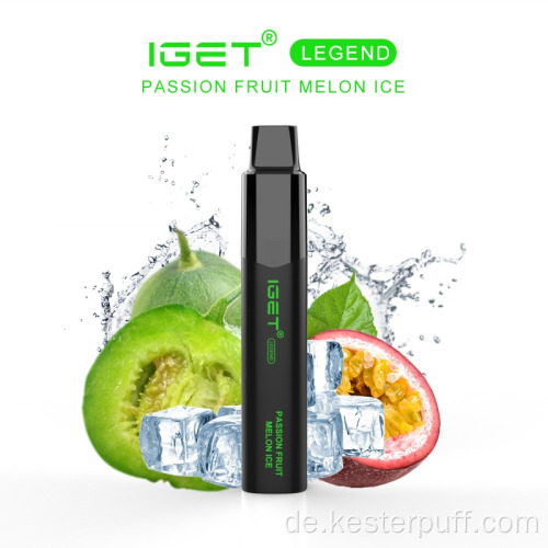 Iget Legende 4000 Puffs Einweg -Vape Vape Blaubeereis